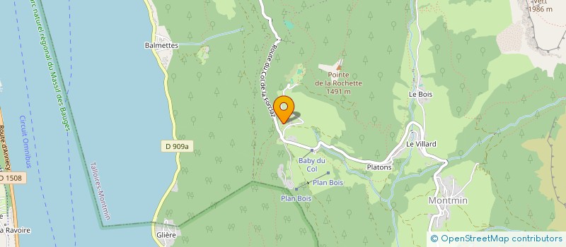 localisation de l'entreprise LA GRANGE A CHANTOU  TALLOIRES-MONTMIN