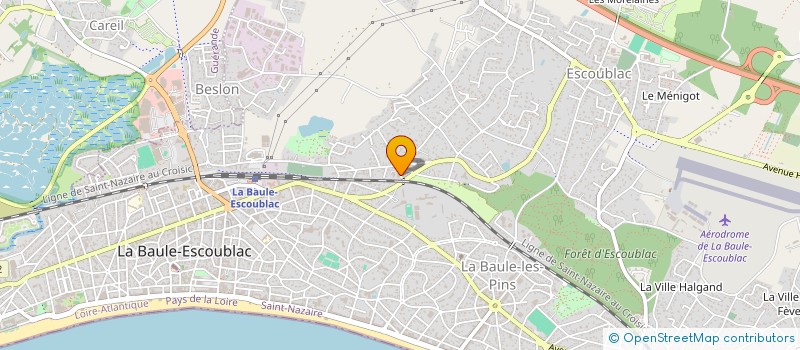 localisation de l'entreprise LA GRANGE A FOUEES à LA BAULE-ESCOUBLAC
