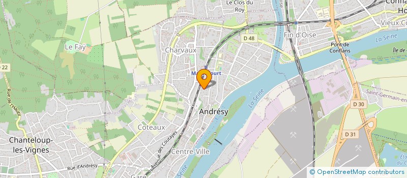 localisation de l'entreprise LA GRANGE A LOUISE  ANDRESY