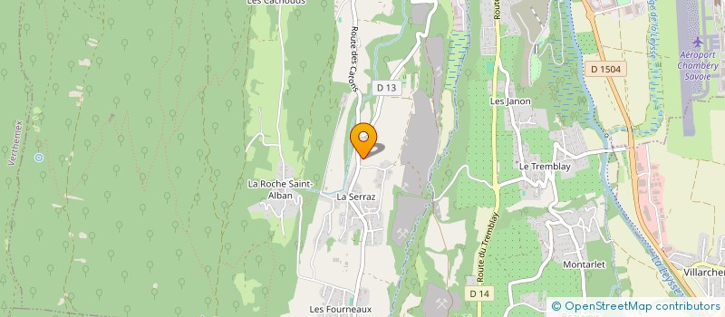 localisation de l'entreprise LA GRANGE A SEL  LE BOURGET-DU-LAC