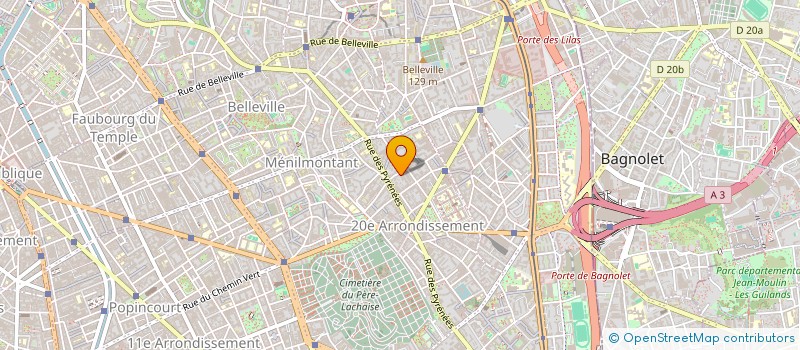 localisation de l'entreprise LA GRANGE AUX ACTEURS  PARIS