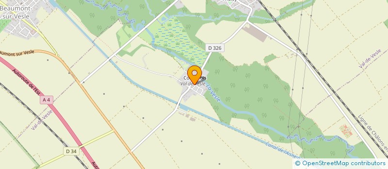 localisation de l'entreprise LA GRANGE AUX BAMBINS à VAL-DE-VESLE