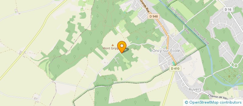 localisation de l'entreprise LA GRANGE AUX BELLES  ONCY-SUR-ECOLE