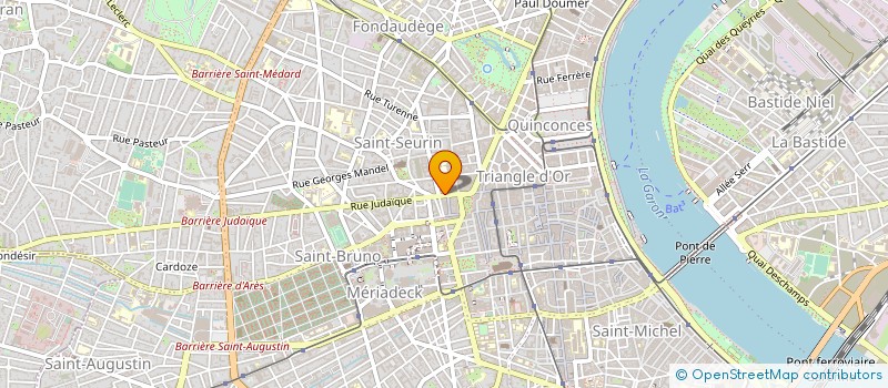 localisation de l'entreprise LA GRANGE AUX CAFES à BORDEAUX