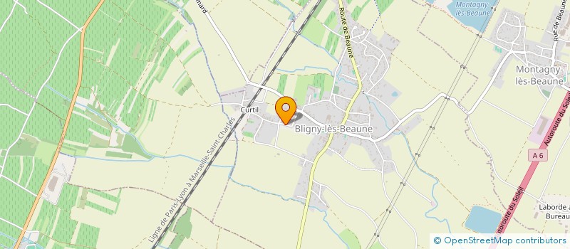 localisation de l'entreprise LA GRANGE AUX CAMELIAS  BLIGNY-LES-BEAUNE