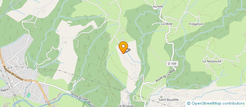 localisation de l'entreprise LA GRANGE AUX LOUPS  PONT-DE-LARN