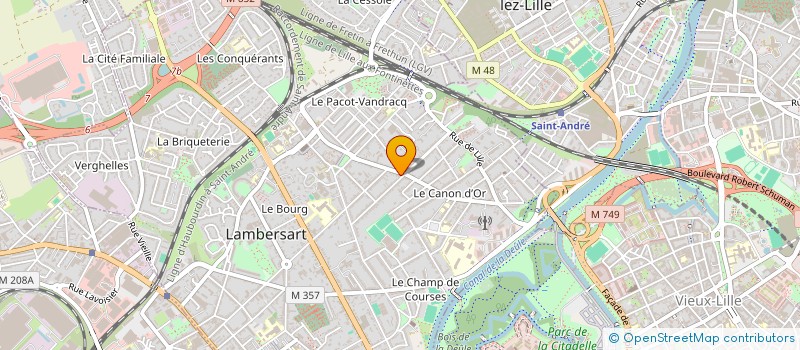 localisation de l'entreprise LA GRANGE AUX PAINS à LAMBERSART