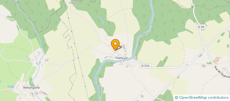 localisation de l'entreprise LA GRANGE AUX PAINS à XERTIGNY