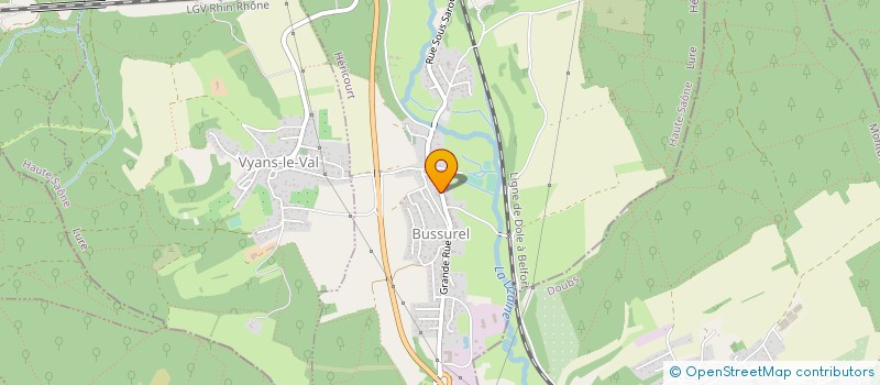 localisation de l'entreprise LA GRANGE AUX PAINS  GRANGES-LA-VILLE