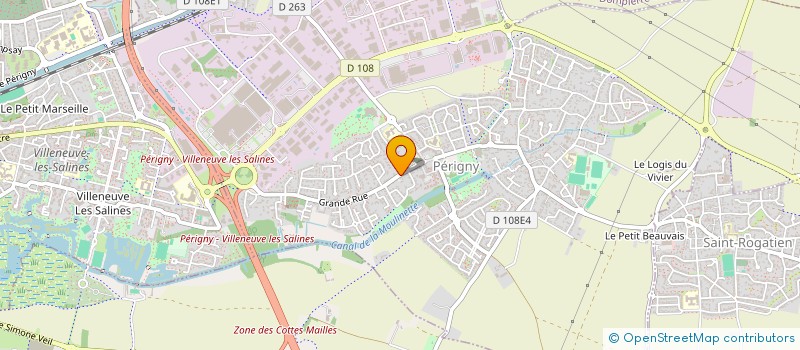 localisation de l'entreprise LA GRANGE AUX PAINS II à PERIGNY