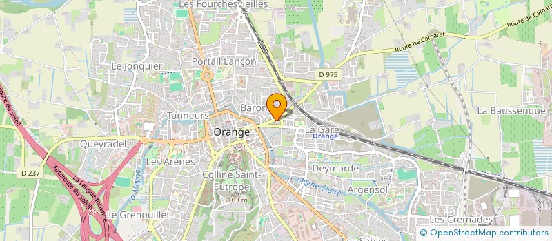 localisation de l'entreprise LA GRANGE AUX PRIMEURS à ORANGE