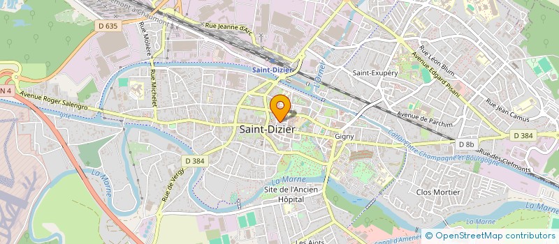 localisation de l'entreprise LA GRANGE AUX TANNEURS à SAINT-DIZIER