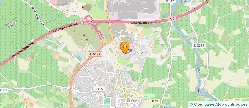 localisation de l'entreprise LA GRANGE BASSE  BESSAN