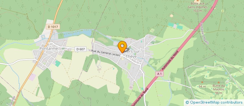 localisation de l'entreprise LA GRANGE CONTEMPORAINE  THIERS-SUR-THEVE