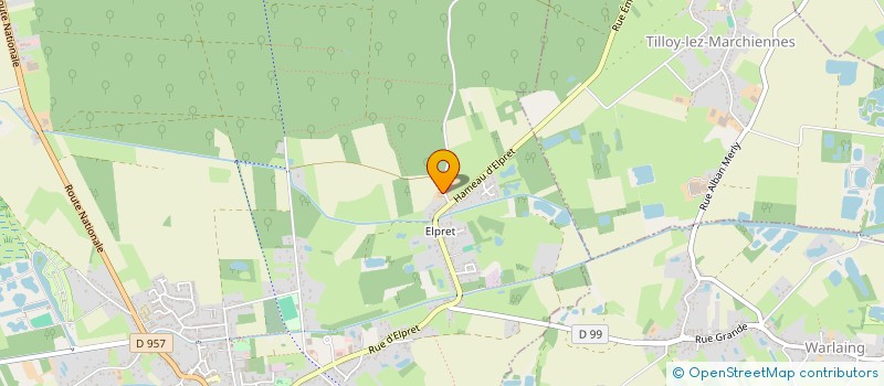 localisation de l'entreprise LA GRANGE CUISINE  MARCHIENNES