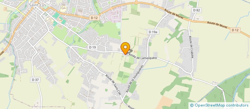 localisation de l'entreprise LA GRANGE D'EAUBELLE à SAINT-LYS