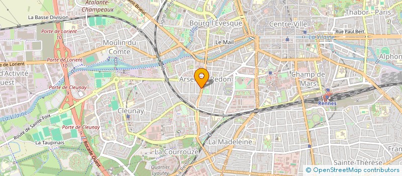 localisation de l'entreprise LA GRANGE DBT  RENNES