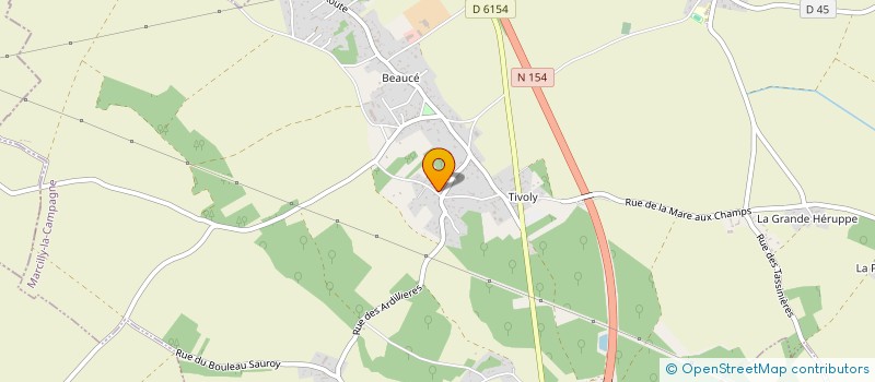 localisation de l'entreprise LA GRANGE DE CAMELIA  MARCILLY-LA-CAMPAGNE