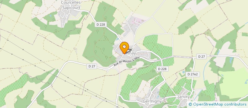 localisation de l'entreprise LA GRANGE DE CHARLES à ROSNAY