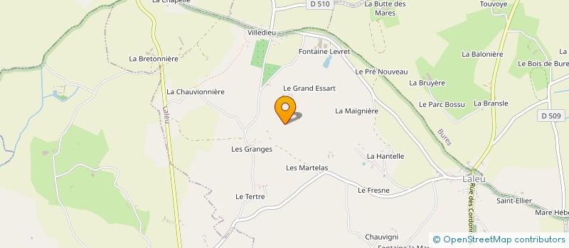localisation de l'entreprise LA GRANGE DE CLAIRE à LALEU