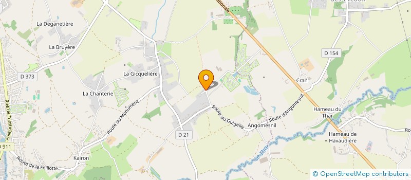 localisation de l'entreprise LA GRANGE DE KAIRON  SAINT-PAIR-SUR-MER