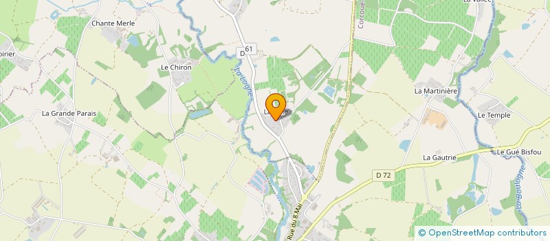 localisation de l'entreprise LA GRANGE DE LA SALLE  SAINT-COLOMBAN