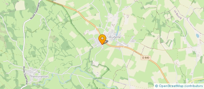 localisation de l'entreprise LA GRANGE DE RUDELLE  RUDELLE