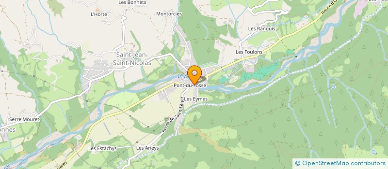 localisation de l'entreprise LA GRANGE DES AUTANES à SAINT-JEAN-SAINT-NICOLAS