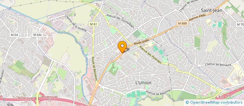 localisation de l'entreprise LA GRANGE DES PAINS à L'UNION
