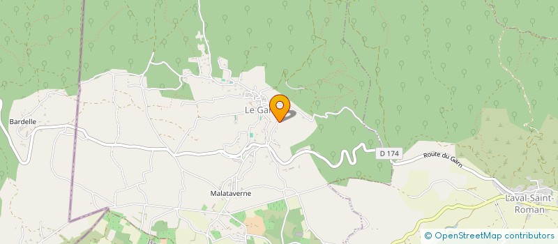 localisation de l'entreprise LA GRANGE DES PRODUCTEURS à LE GARN