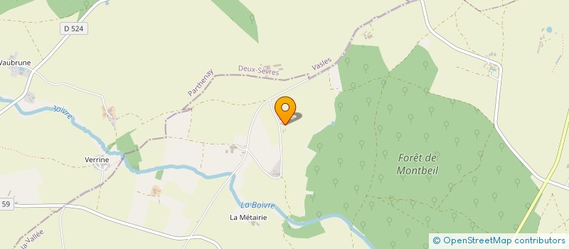 localisation de l'entreprise LA GRANGE DES SOUCHES  BOIVRE-LA-VALLEE