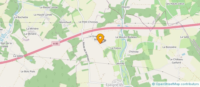 localisation de l'entreprise LA GRANGE DU BOIS  EPEIGNE-LES-BOIS