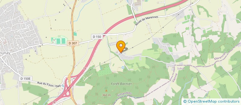 localisation de l'entreprise LA GRANGE DU BOIS  SIMANDRES