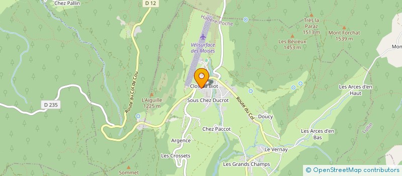 localisation de l'entreprise LA GRANGE DU BOIS NOIR  HABERE-POCHE