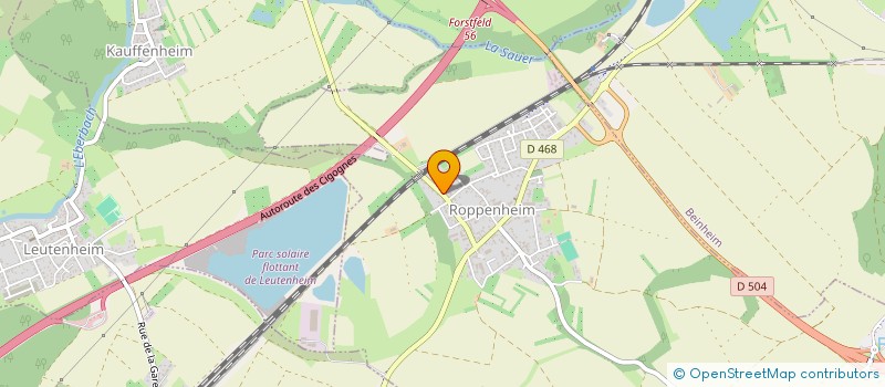 localisation de l'entreprise LA GRANGE DU JOVET  ROPPENHEIM