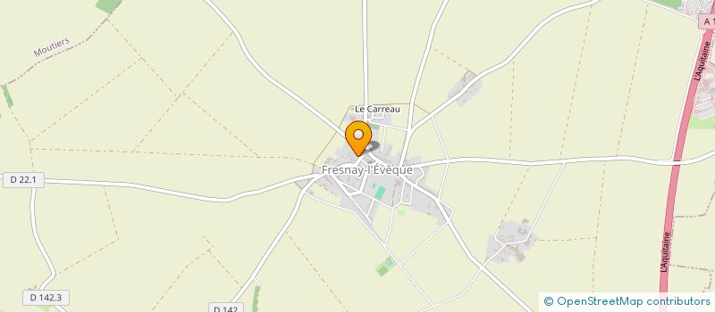 localisation de l'entreprise LA GRANGE DU MARRONNIER à FRESNAY-L'EVEQUE