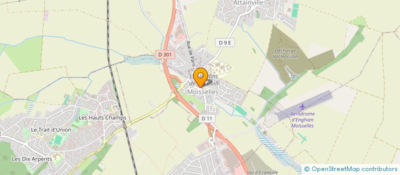 localisation de l'entreprise LA GRANGE DU MOUTIER à MOISSELLES