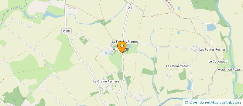 localisation de l'entreprise LA GRANGE DU PATRIMOINE  MOUTIERS-SUR-LE-LAY