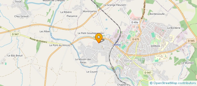 localisation de l'entreprise LA GRANGE DU PAYSAN à SAINT-SORNIN-LEULAC