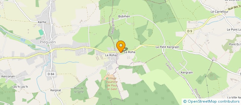 localisation de l'entreprise LA GRANGE DU ROHA à PLOURHAN