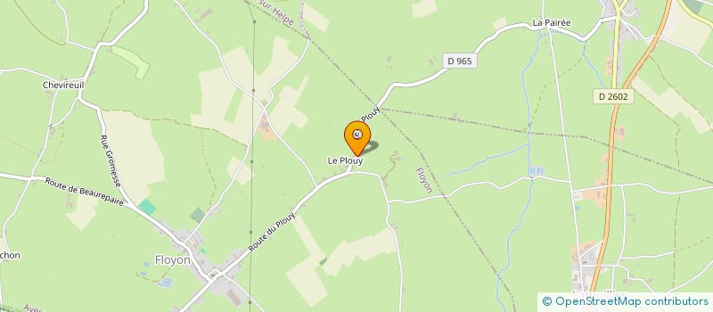 localisation de l'entreprise LA GRANGE FLOYONNAISE à FLOYON