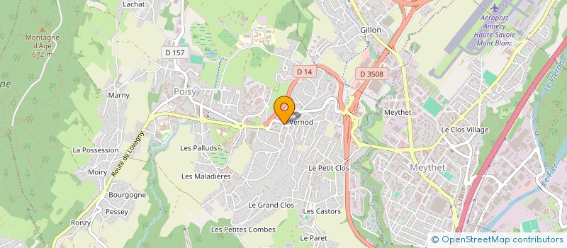 localisation de l'entreprise LA GRANGE GOURMANDE  POISY