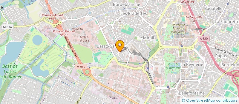 localisation de l'entreprise LA GRANGE MAGNETIQUE à TOULOUSE