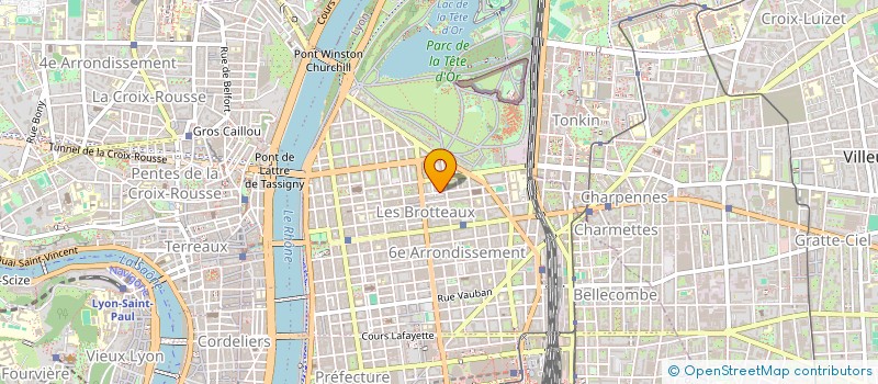 localisation de l'entreprise LA GRANGE NEUVE  LYON