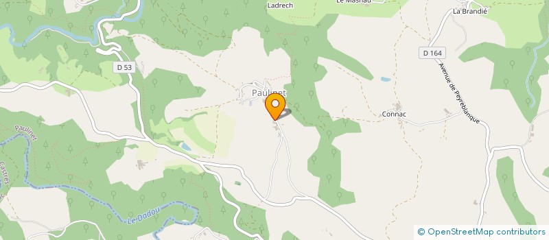 localisation de l'entreprise LA GRANGE NEUVE  PAULINET