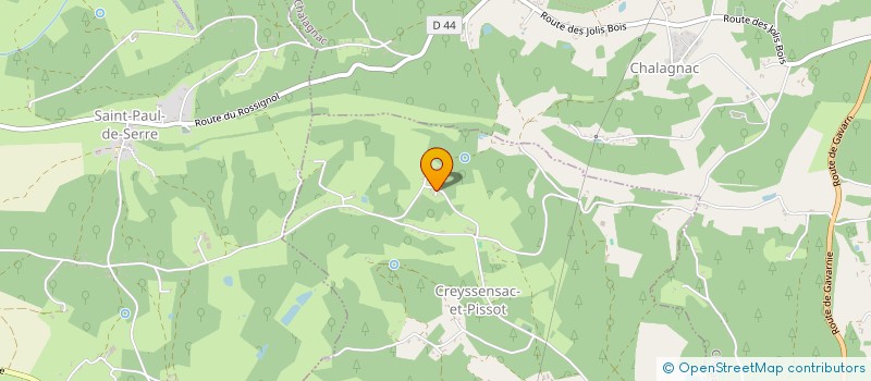 localisation de l'entreprise LA GRANGE OFFICES  CREYSSENSAC-ET-PISSOT