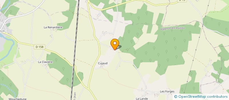 localisation de l'entreprise LA GRANGE OUVERTE à ROMAGNE