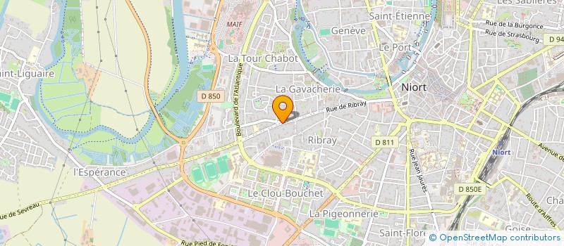 localisation de l'entreprise LA GRANGE SAINT-DENIS à NIORT