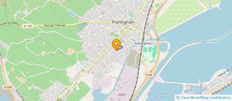 localisation de l'entreprise LA GRANGE SAINT MARTIN à FRONTIGNAN