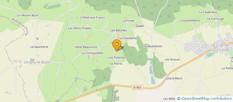 localisation de l'entreprise LA GRANGE TASCHER à BELLEME